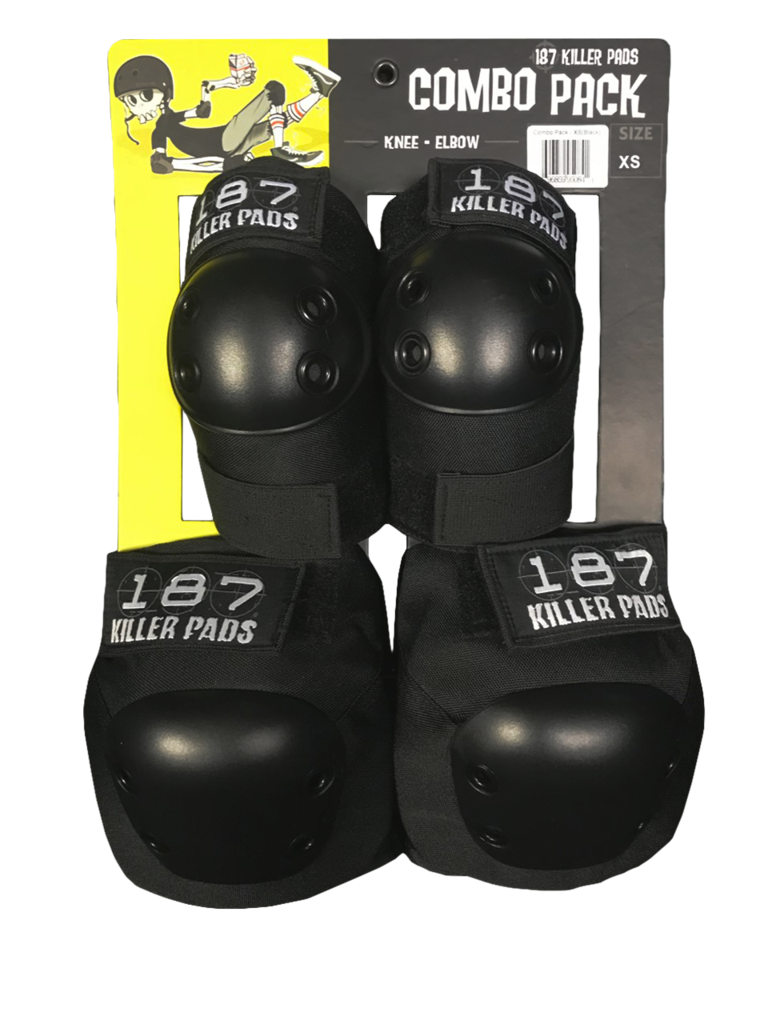 187 Killer Pads Combo Pack Pad Set Elbow Pads / Knee Pads - Bow Shock Marketplace