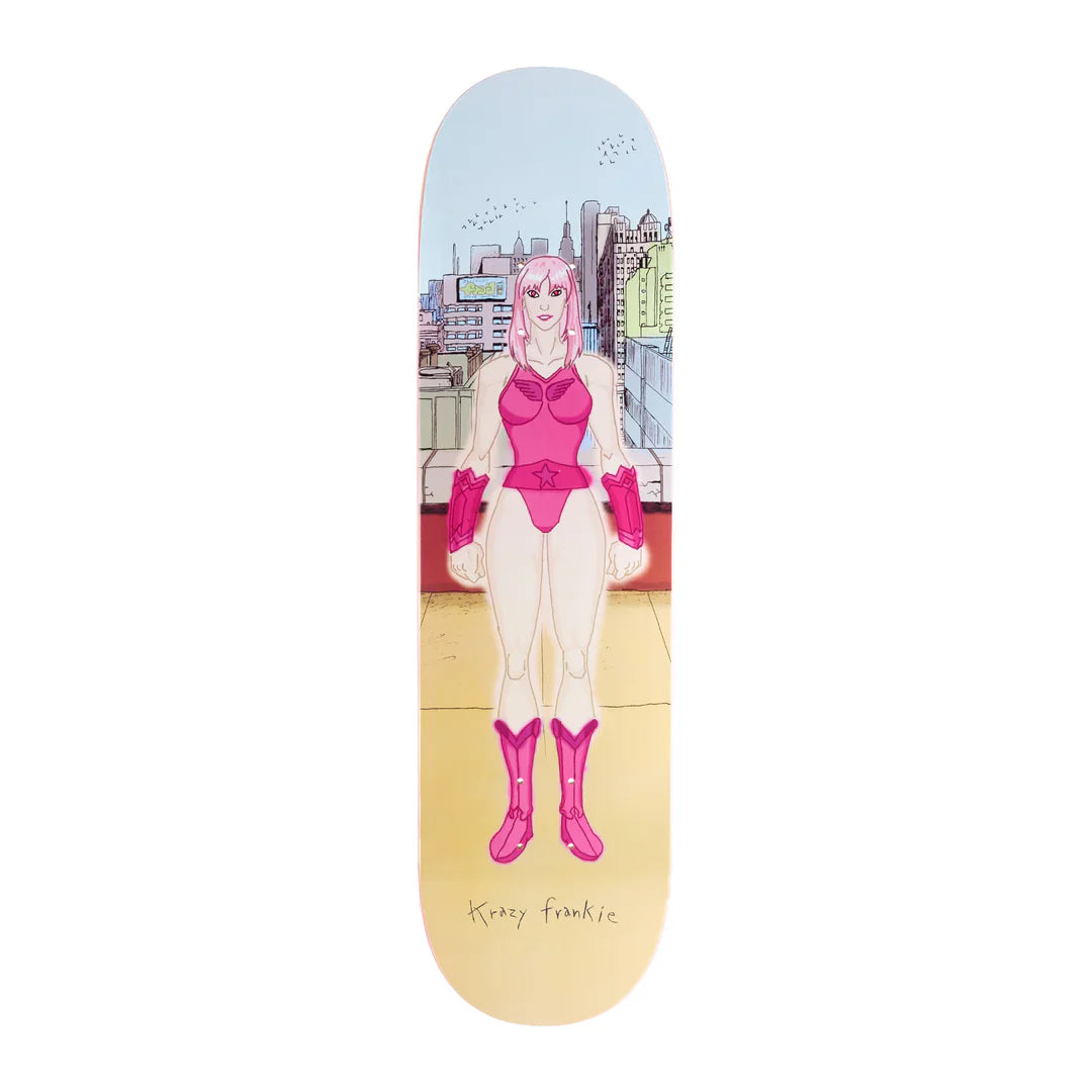 Frog Comic Book (Frankie Decker) Skateboard Deck - 8.5" - Bow Shock Marketplace