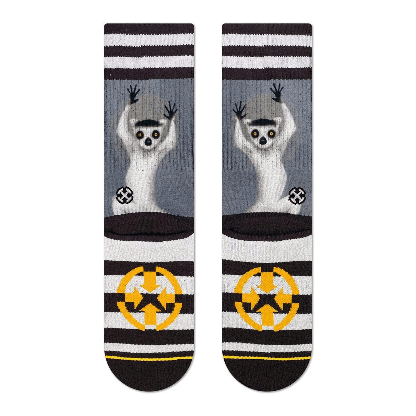 San Diego Zoo Ring-Tailed Lemur Crew Sock