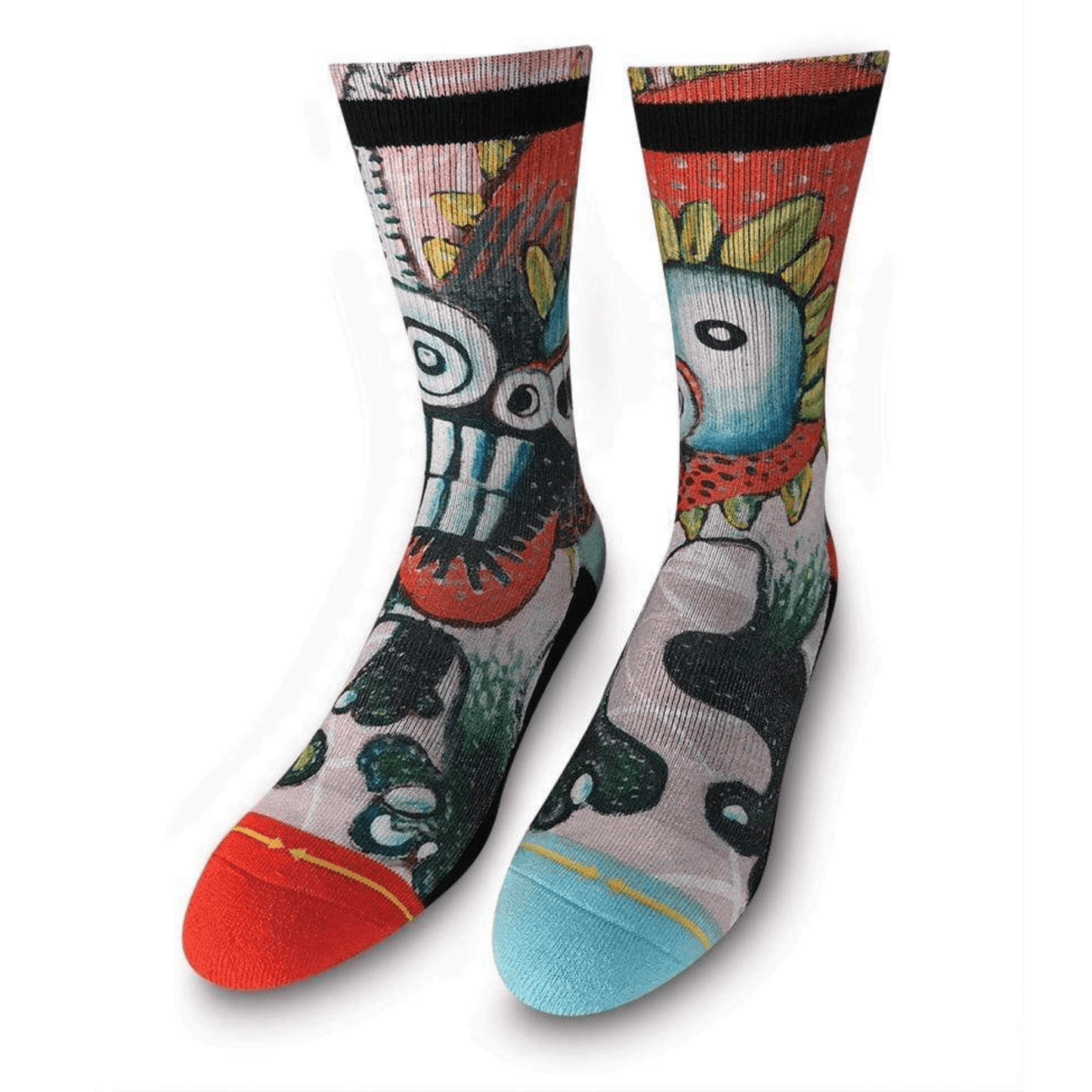 Barney Monster Crew Socks