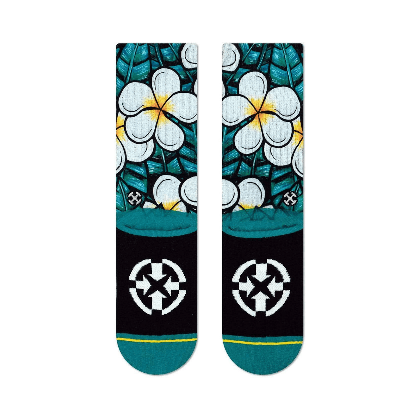 Flowers Crew Socks Art By Kaia Myall