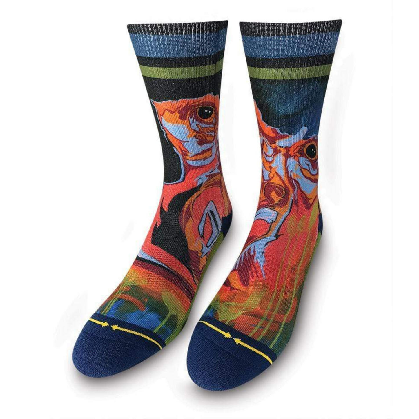 Taylor Reinhold Gorilla Graffiti Crew Socks