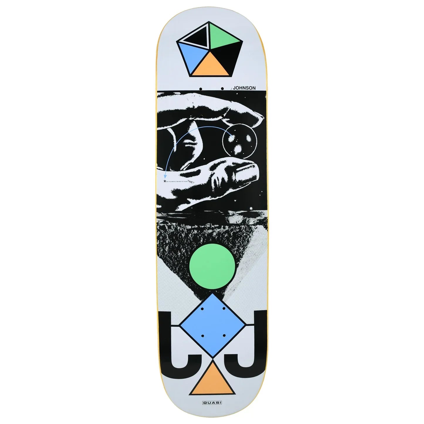 Quasi Johnson 'Spacetime' Skateboard Deck - 8.5″ - Bow Shock Marketplace