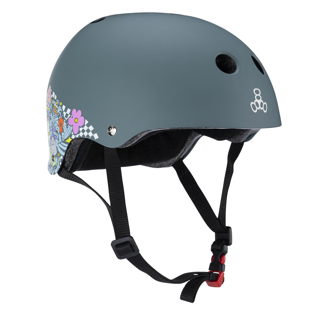 Triple Eight Lizzie Armanto Edition Certified Sweatsaver Skateboard Helmet - Bow Shock Marketplace