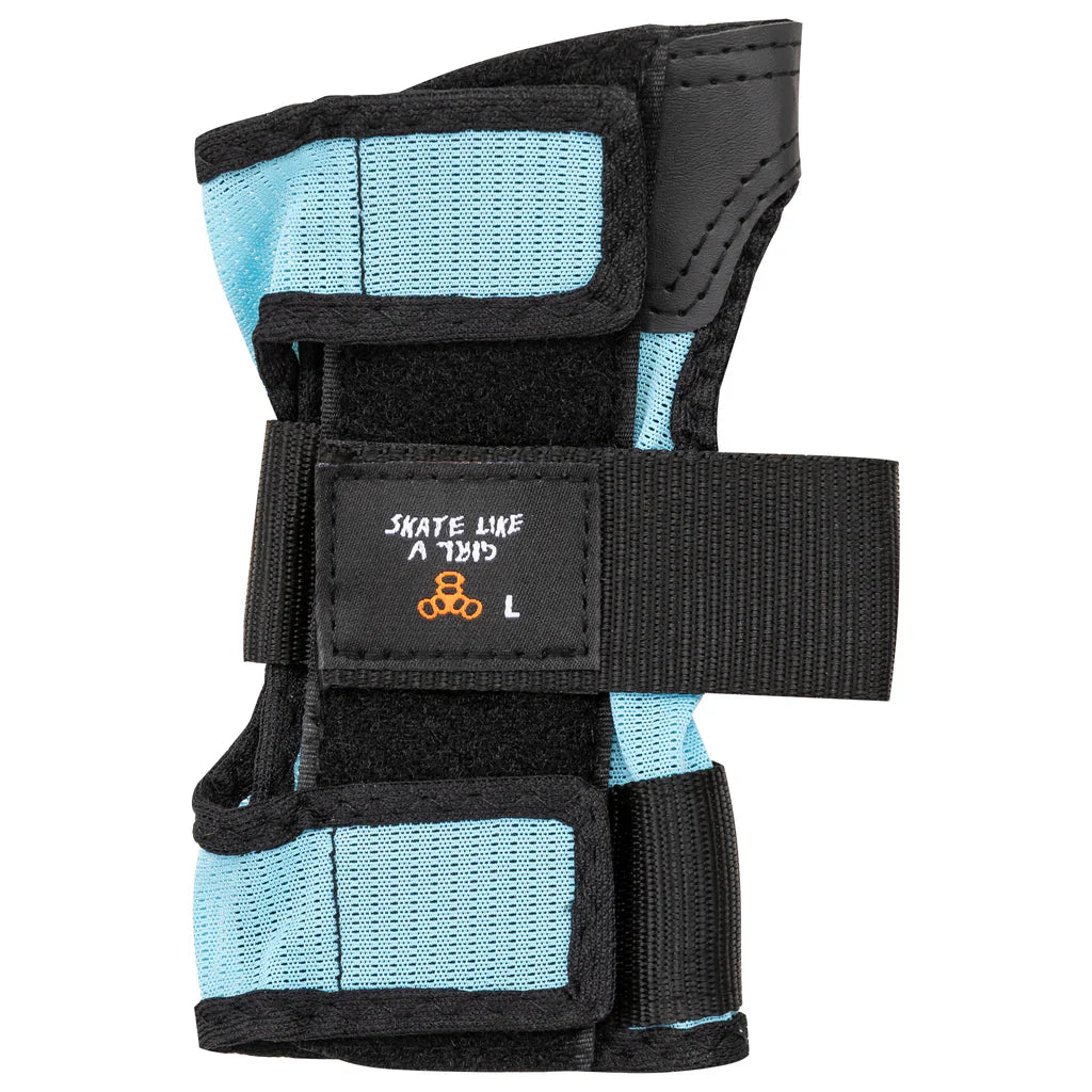 Triple Eight Saver Series - Skate Like A Girl Safety Pads 3-PK - Bow Shock Marketplace