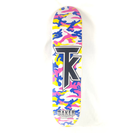 Baker Terry Kennedy Initial Camo Size 7.9" Vintage NOS Deck
