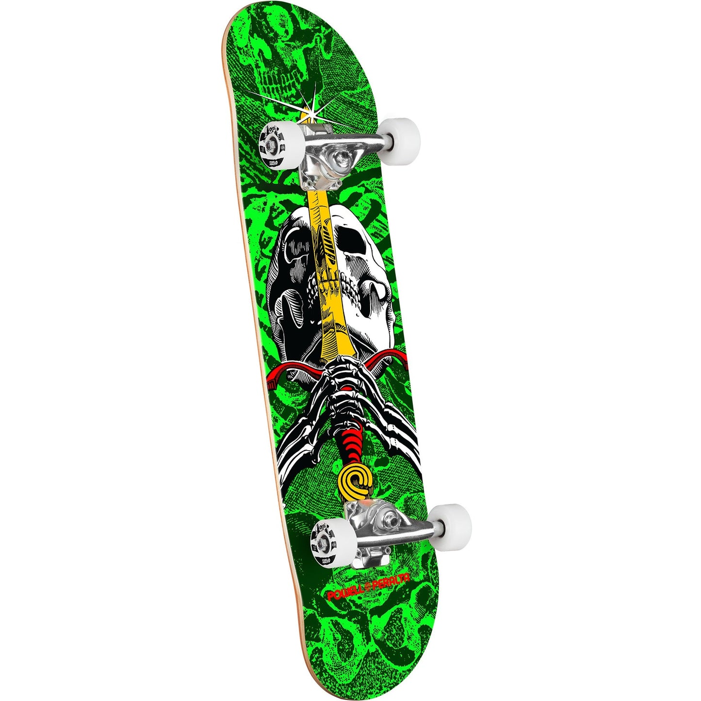 Powell Peralta Skull & Sword Birch Complete - 8.0″ Green - Bow Shock Marketplace