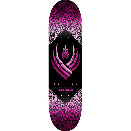 Powell Peralta Bones Flight Skateboard Deck - 8.0″ Pink