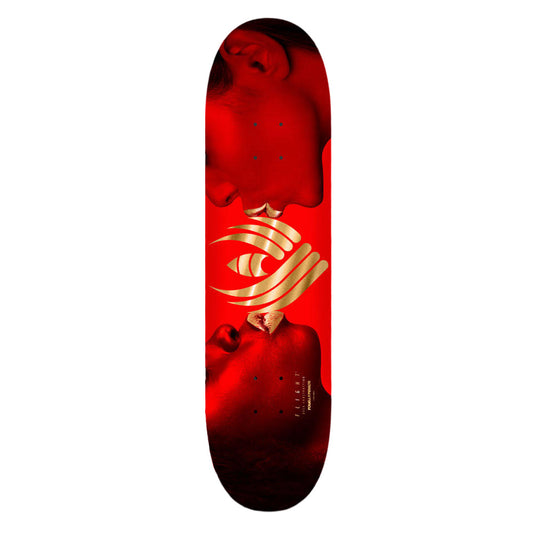 Powell Peralta Kiss Flight Skateboard Deck - 8.0″ Red/Gold Foil - Bow Shock Marketplace