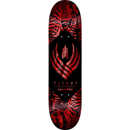 Powell Peralta Skeleton Red Foil Flight 8.38" Skateboard Deck