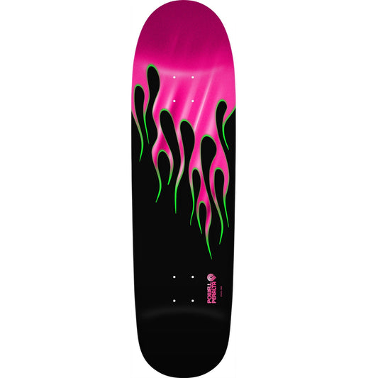 Powell Peralta OG Hot Rod Flames Skateboard Deck - 9.33" Pink Foil - Bow Shock Marketplace