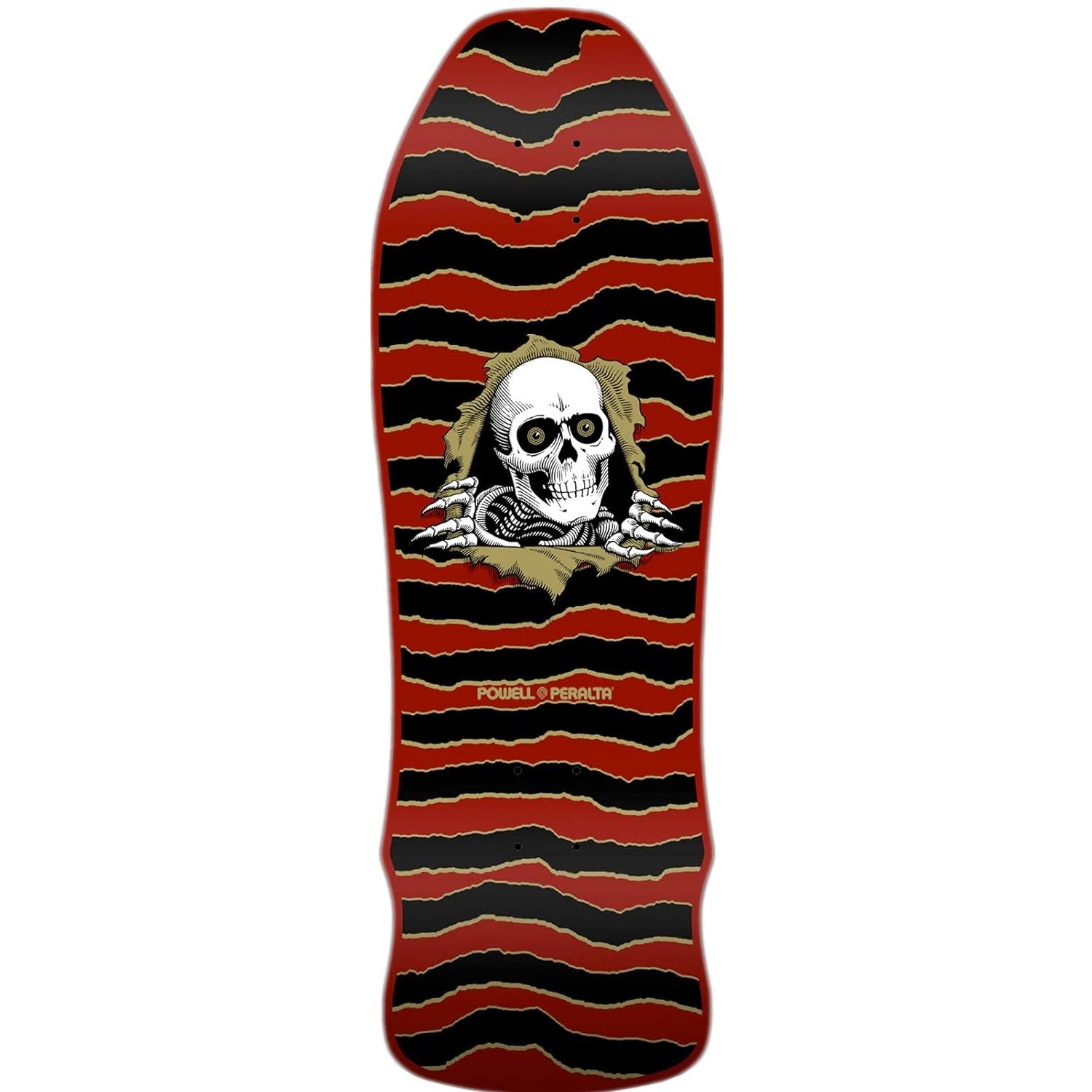 Powell Peralta GeeGah Ripper Skateboard Deck - 9.75″ Maroon - Bow Shock Marketplace