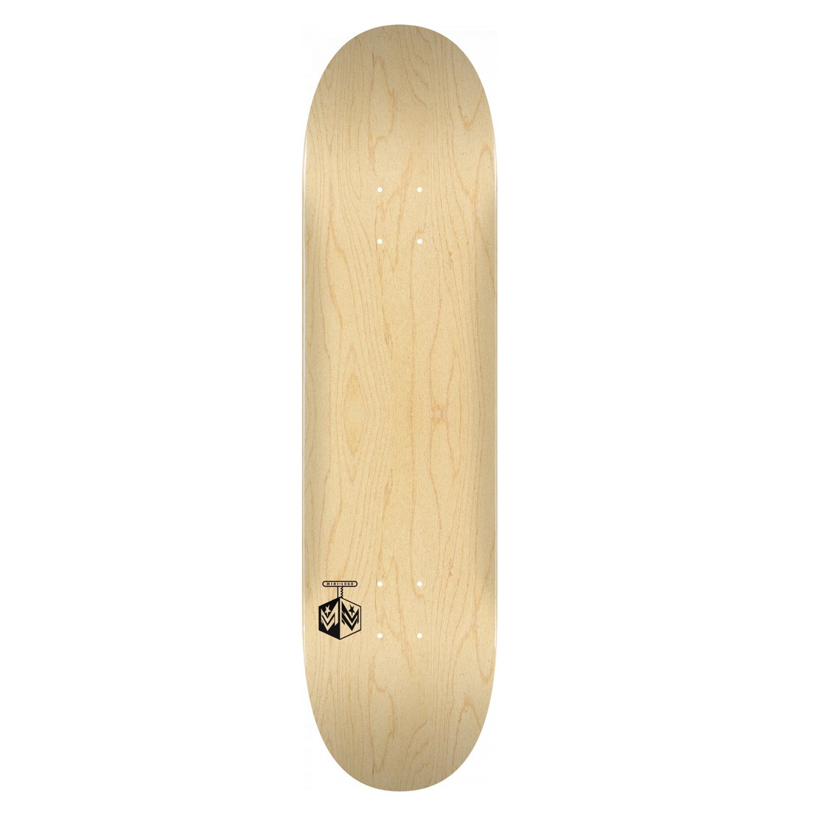 Mini Logo Chevron Detonator 15 Skateboard Deck 242 - 8.0" Natural - Bow Shock Marketplace