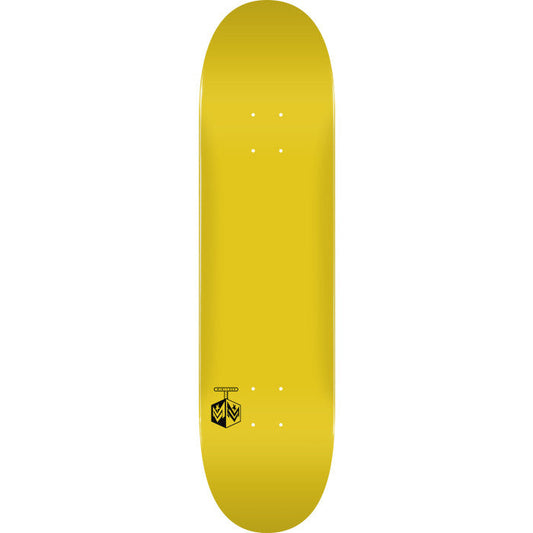 Mini Logo Detonator 15 Skateboard Deck 244 - 8.5″ Yellow - Bow Shock Marketplace