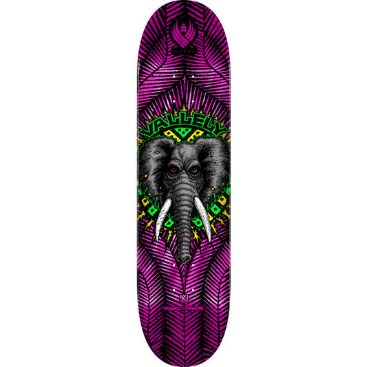 Powell Peralta Pro Mike Vallely Elephant Pink Foil Flight 8.63" x 32.2" K26 Skateboard Deck