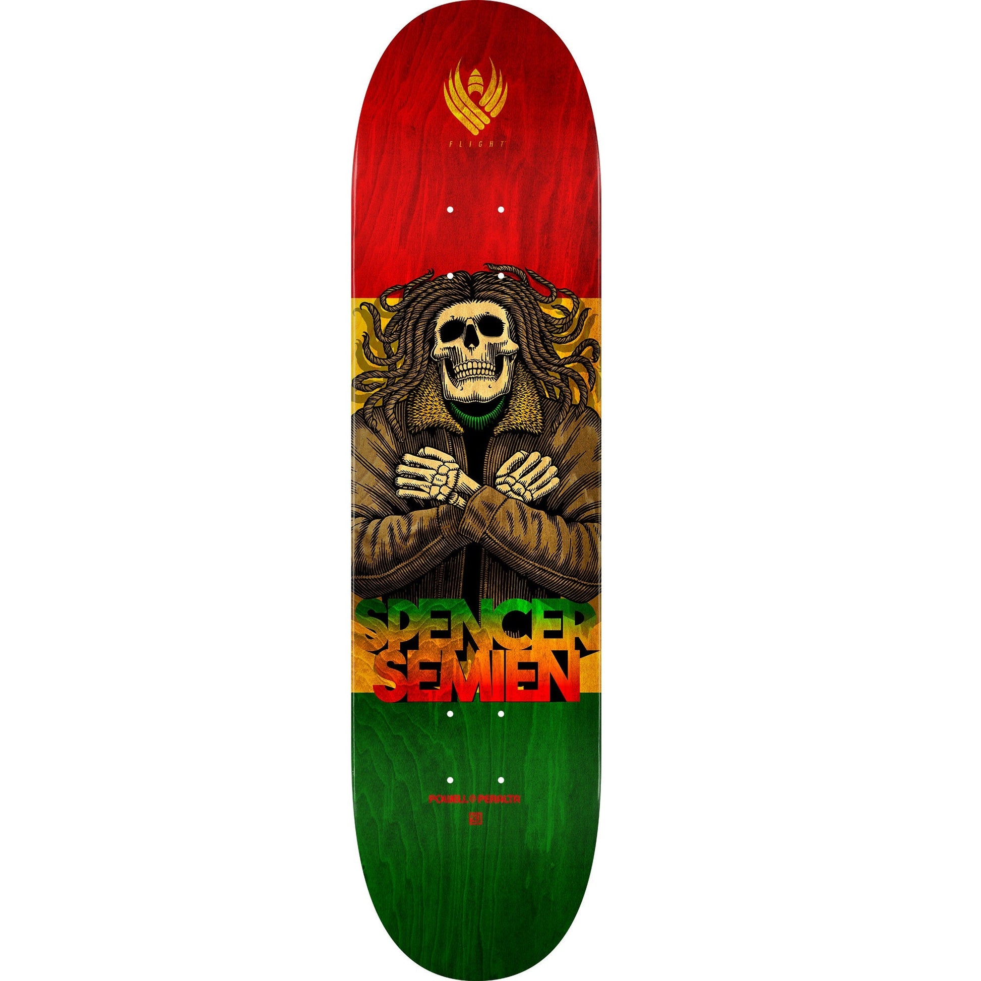 Powell Peralta Spencer Semien Dreads Flight Skateboard Deck - 8.25″ - Bow Shock Marketplace