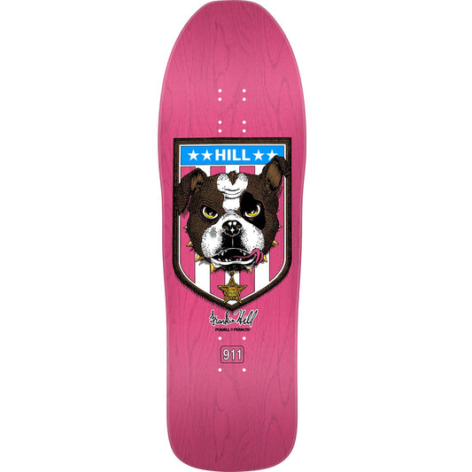 Powell Peralta Frankie Hill Bulldog Skateboard Deck - 10″ Pink Stain - Bow Shock Marketplace