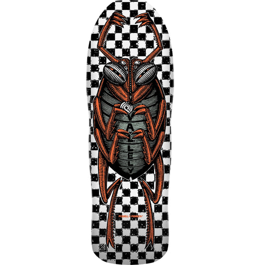 Powell Peralta Mike Vallely Bug Reissue Skateboard Deck - 10″ White - Bow Shock Marketplace