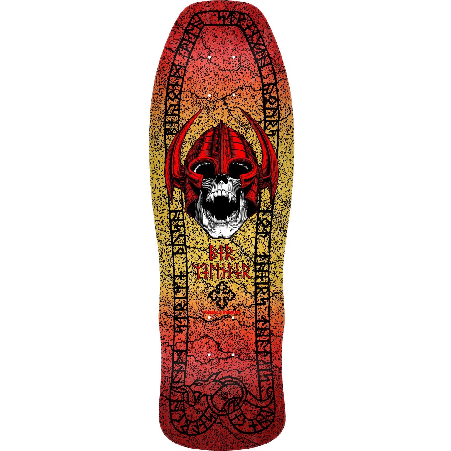 Powell Peralta Welinder Classic Skateboard Deck - 9.62" Red/Yellow Fade **PRE-ORDER** - Bow Shock Marketplace