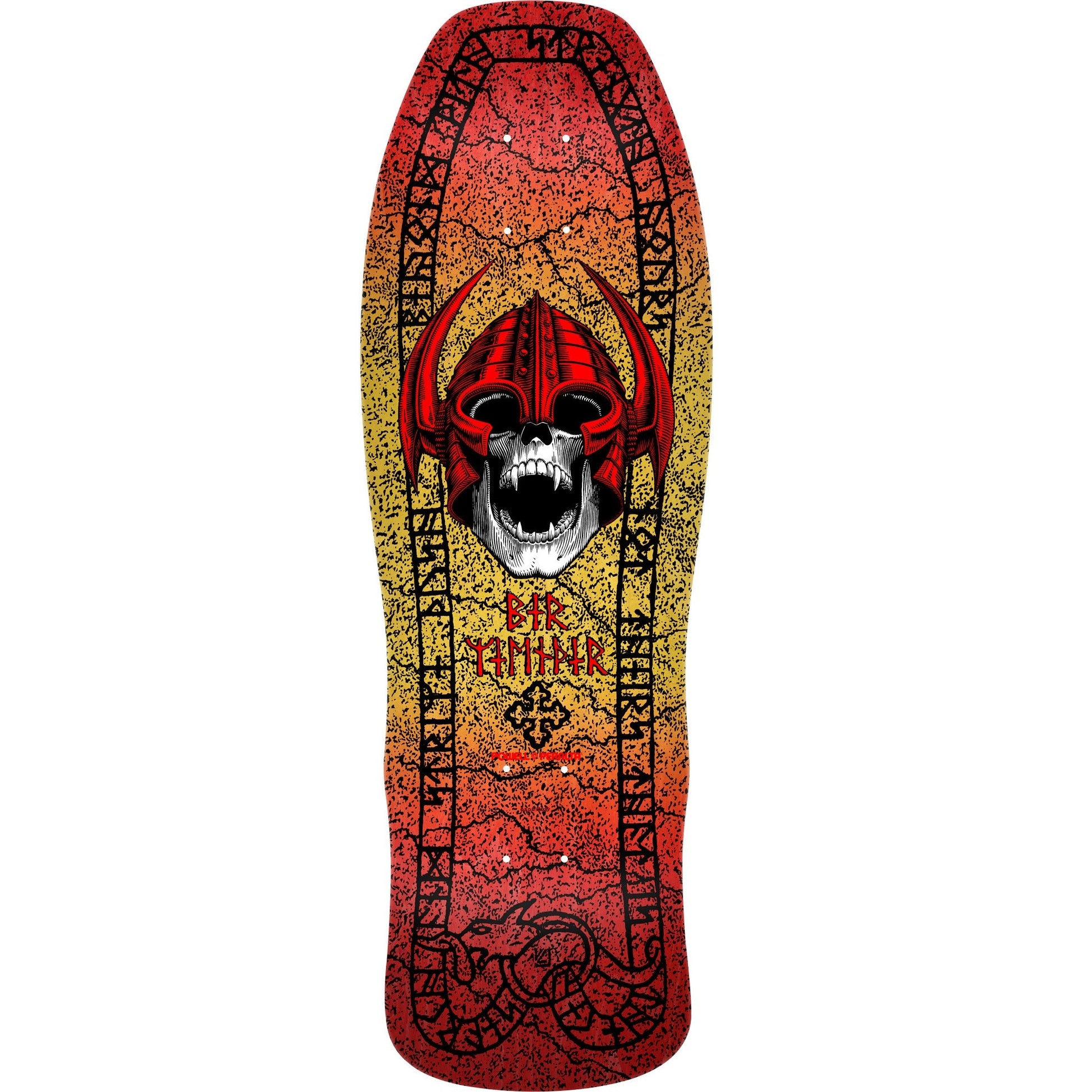 Powell Peralta Welinder Classic Skateboard Deck - 9.62" Red/Yellow Fade **PRE-ORDER** - Bow Shock Marketplace