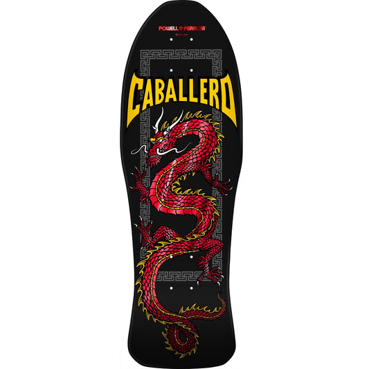 Powell Peralta Steve Caballero Chinese Dragon Reissue Skateboard Deck - 10″ Red Foil **PRE-ORDER** - Bow Shock Marketplace