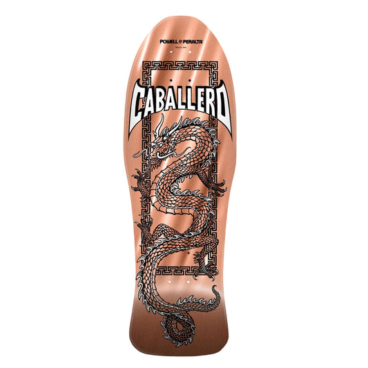 Powell Peralta Steve Caballero Chinese Dragon Reissue Skateboard Deck - 10" Copper Foil