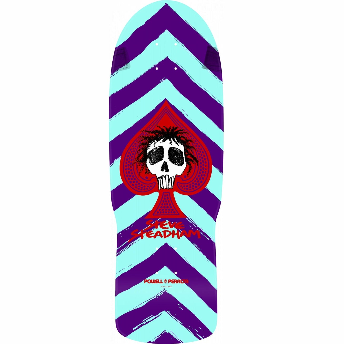 Powell Peralta Steadham Skull & Spade Reissue Skateboard Deck - Bow Shock Marketplace