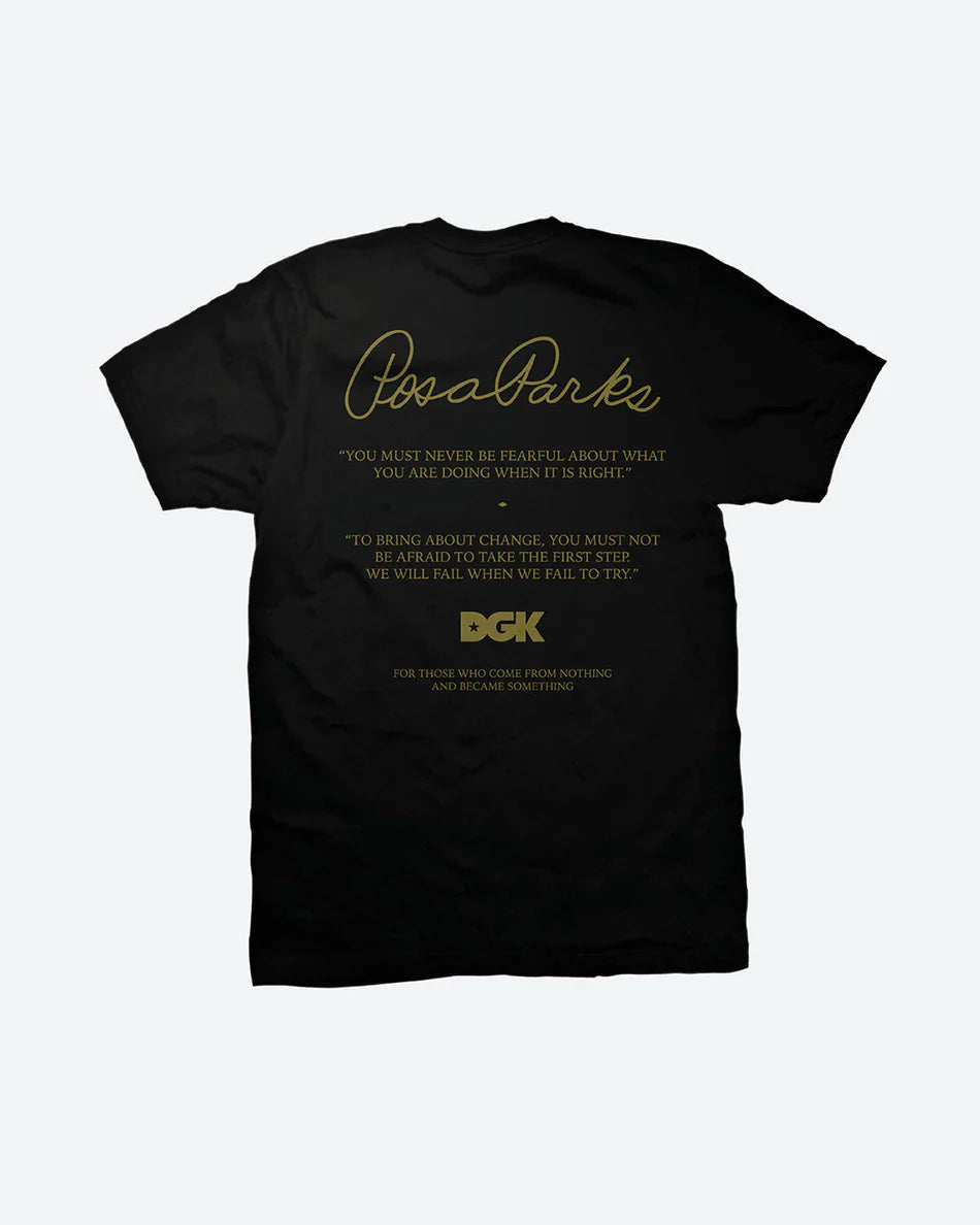 DGK Rosa Parks Black S/s Shirt