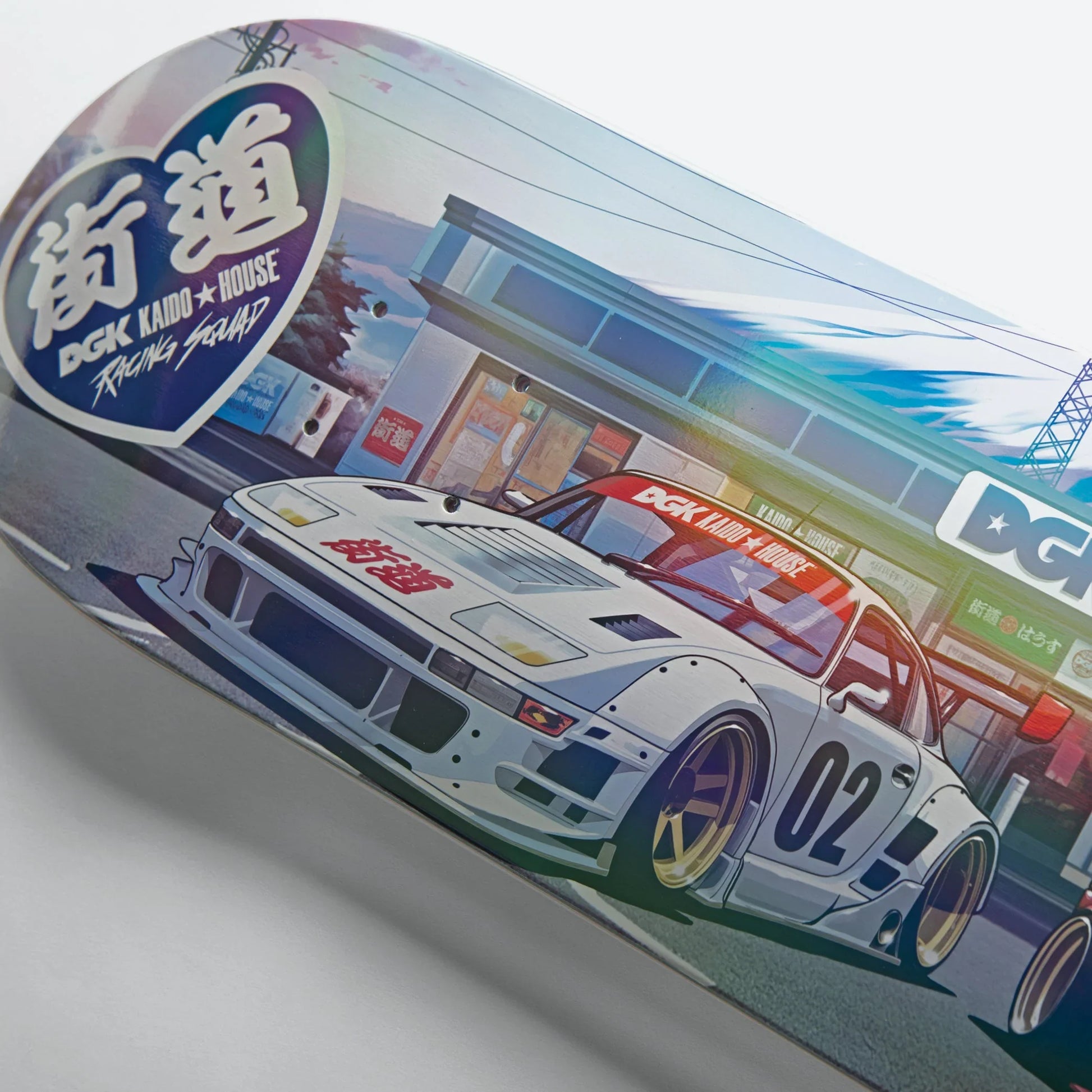 DGK x Kaido House Konbini Deck - 8.75″ Holographic Multicolor - Bow Shock Marketplace