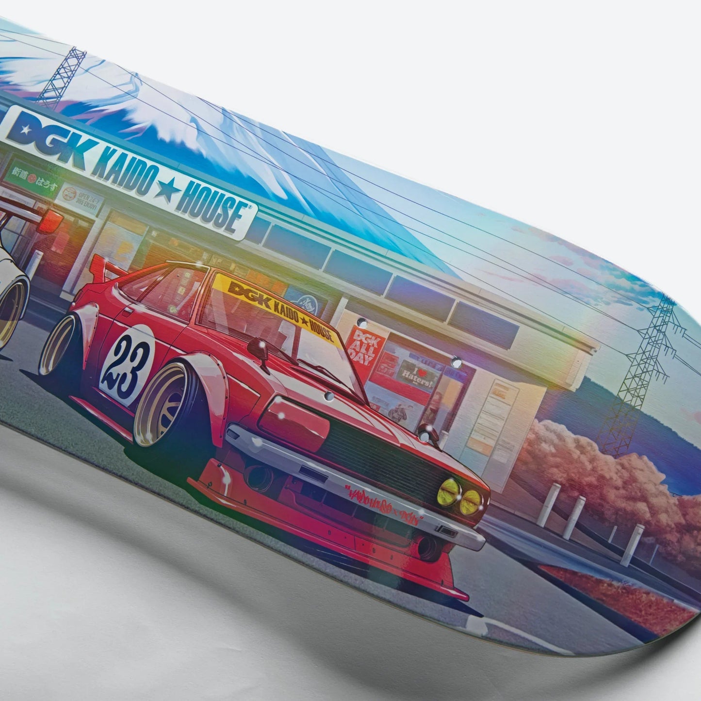 DGK x Kaido House Konbini Deck - 8.75″ Holographic Multicolor - Bow Shock Marketplace