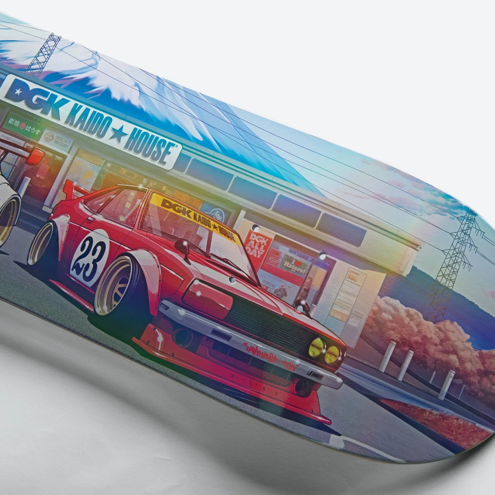DGK x Kaido House Konbini Deck - 8.75″ Holographic Multicolor - Bow Shock Marketplace