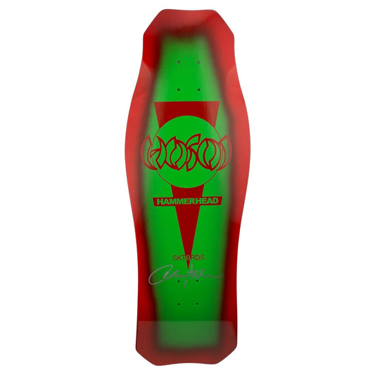 Hosoi O.G. Hammerhead Signed & Numbered Skateboard Deck - 10.5″ Christmas Green