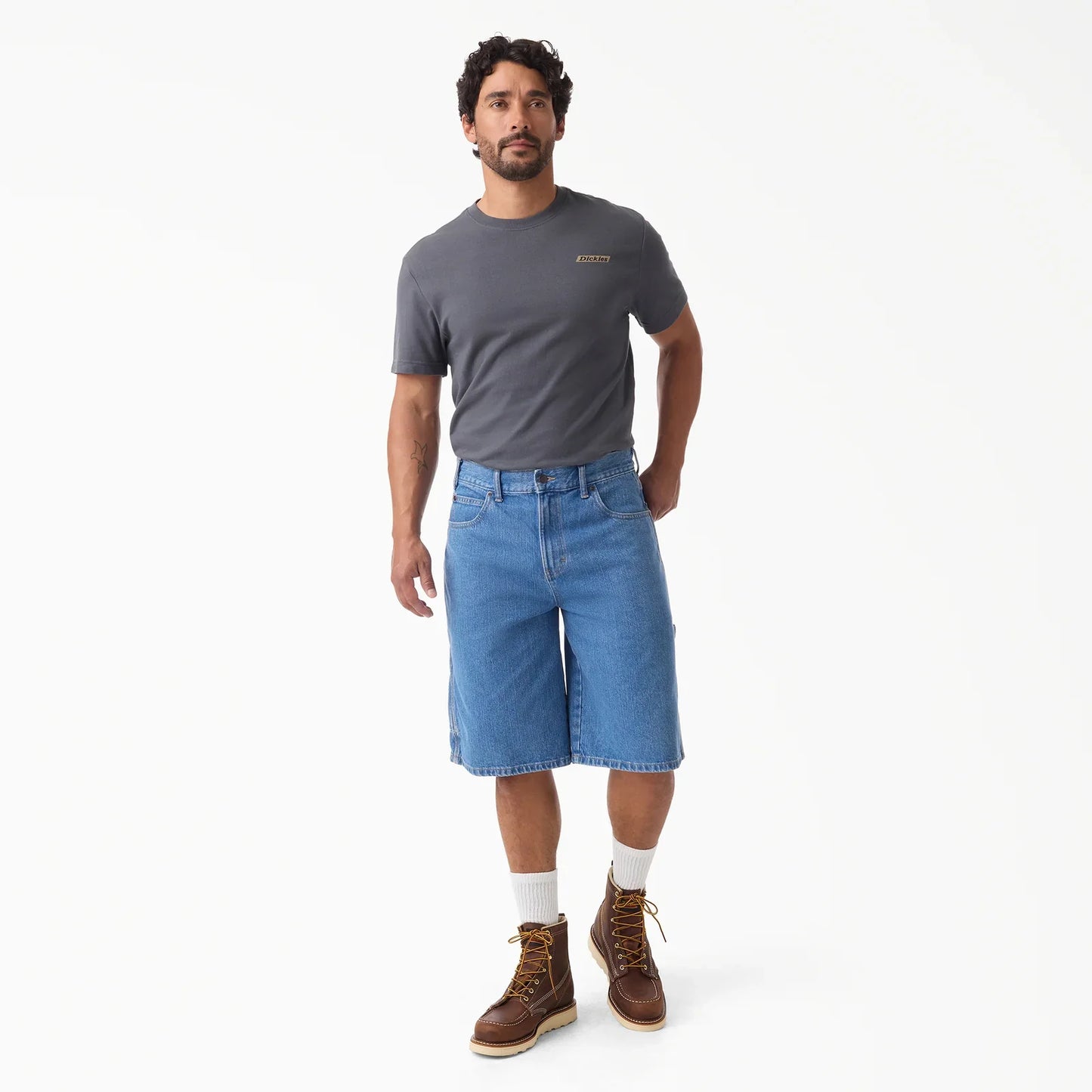 Dickies Denim Utility 13" Mid Wash Shorts