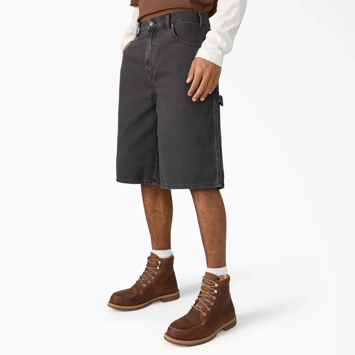 Dickies Worn In Relaxed 13" Black Shorts