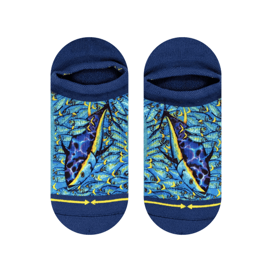 Tuna No Show Socks With Art by Daniel Jean-Baptiste