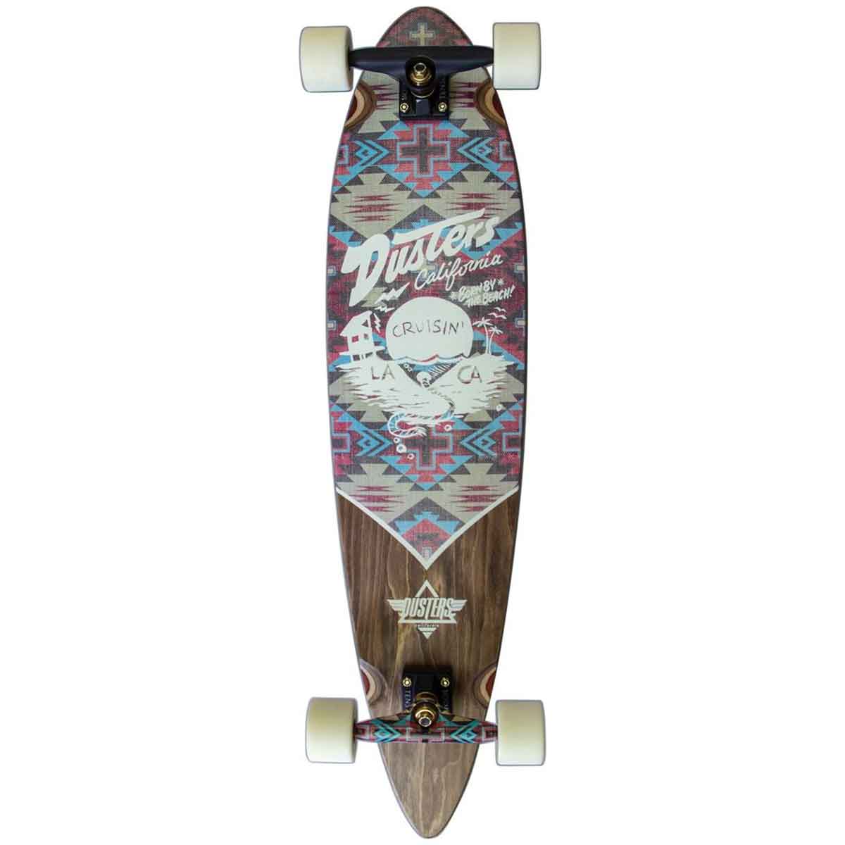 Dusters Crusin Nomad Longboard Complete - 37″ Multi - Bow Shock Marketplace