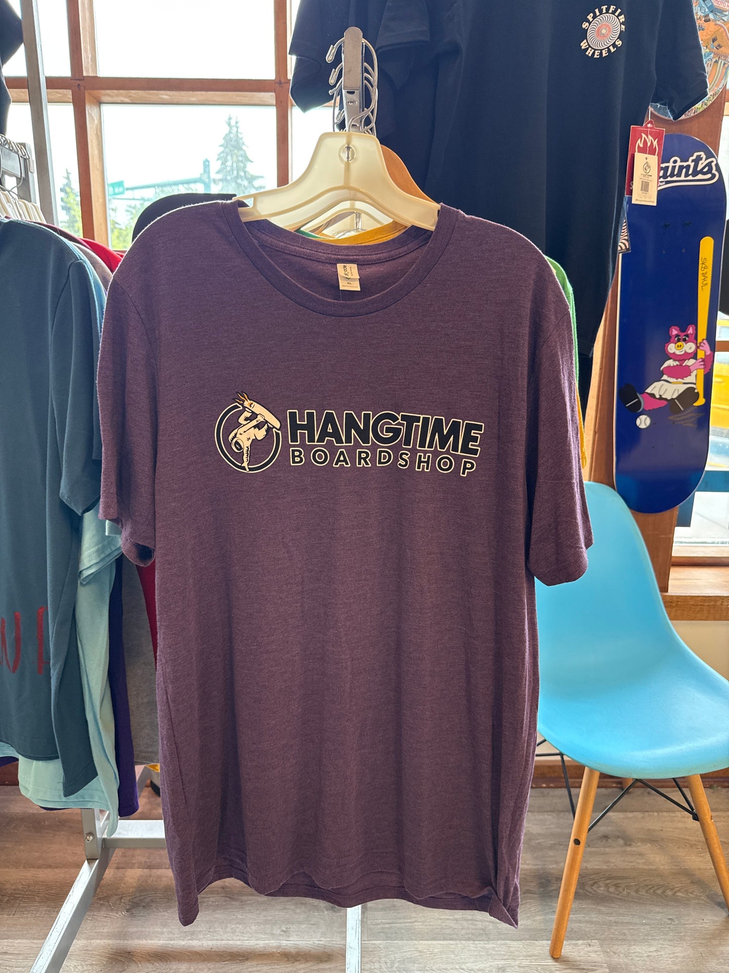 Hang Time Tri-Blend Tee- Huckleberry