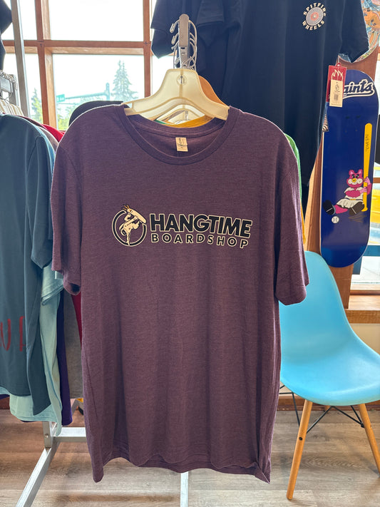 Hang Time Tri-Blend Tee- Huckleberry
