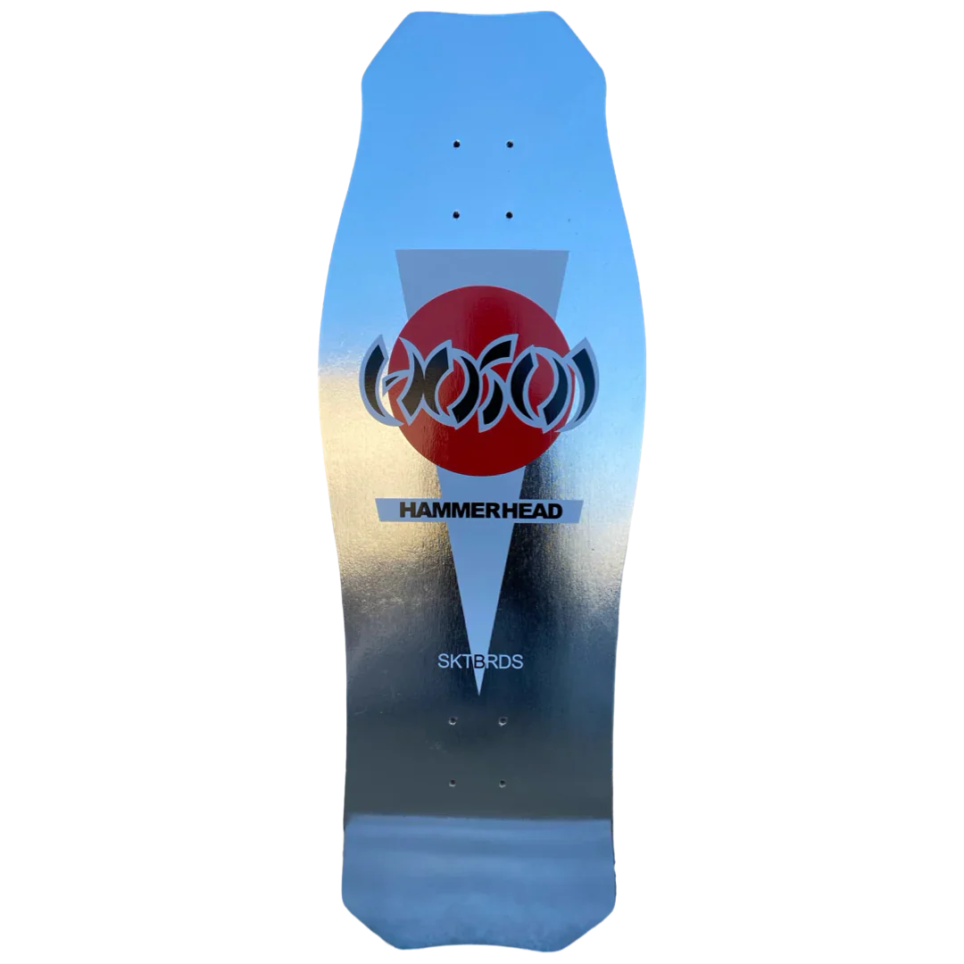 Hosoi Skateboards O.G. Hammerhead LTD Silver Foil 10.5" Skateboard Deck