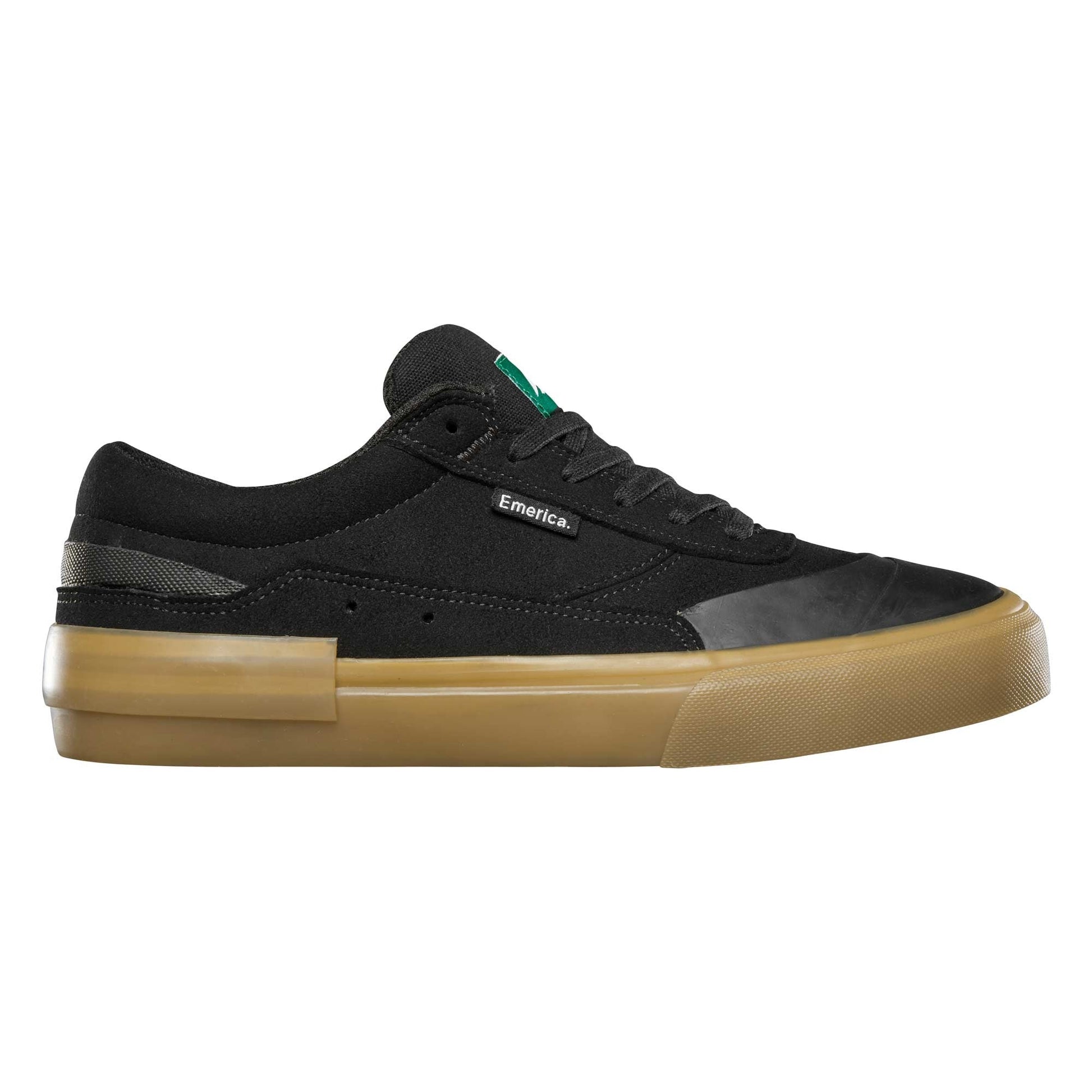 Emerica Shoes Vulcano - Black/Grey/Gum - Bow Shock Marketplace