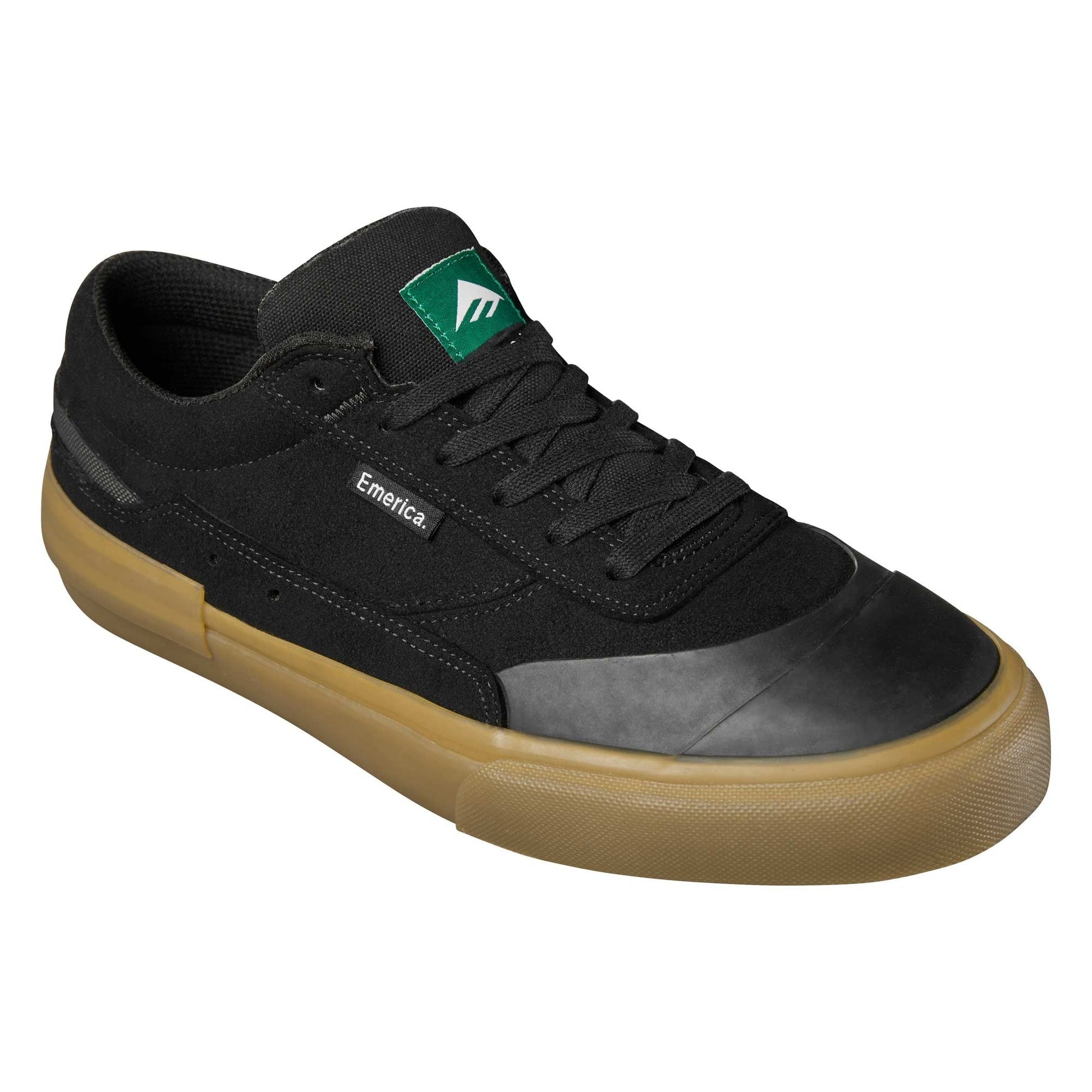 Emerica Shoes Vulcano - Black/Grey/Gum - Bow Shock Marketplace