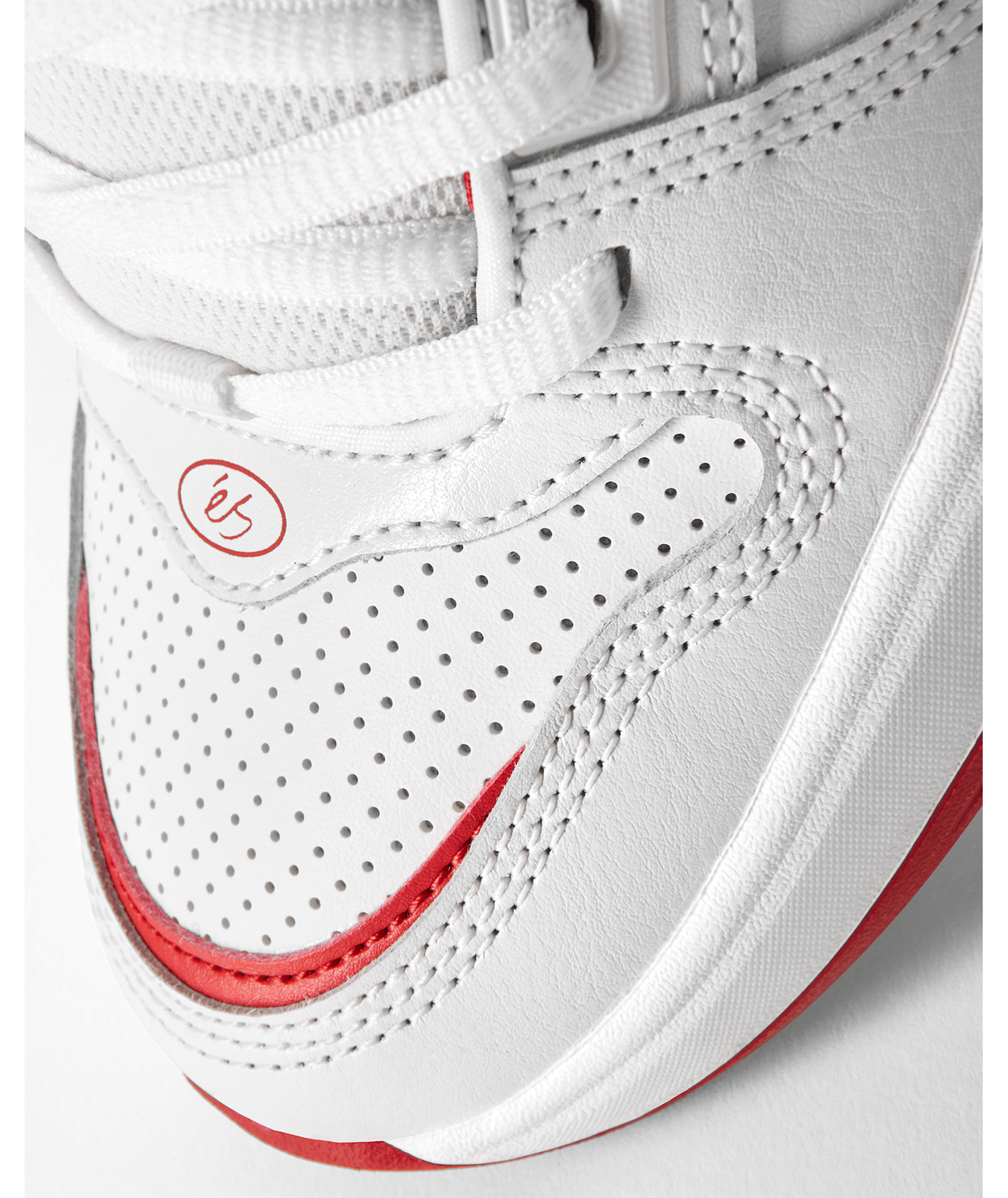 éS Shoes Tj Rogers - White/Red - Bow Shock Marketplace