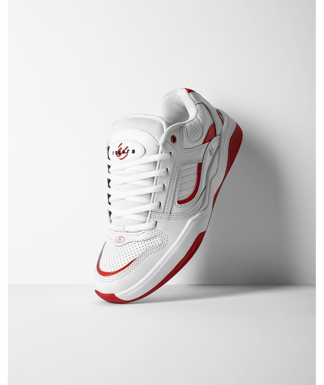 éS Shoes Tj Rogers - White/Red - Bow Shock Marketplace