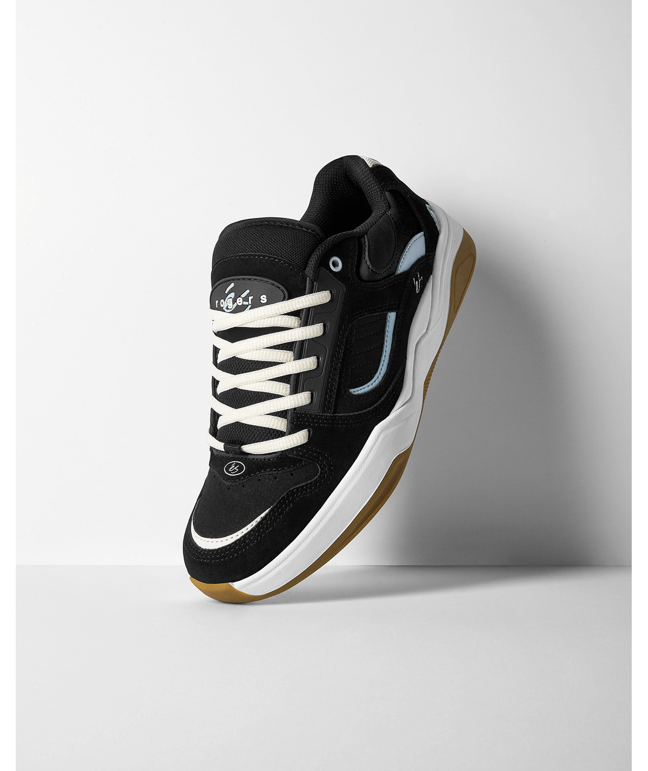 éS Shoes Tj Rogers - Black/Blue/White - Bow Shock Marketplace