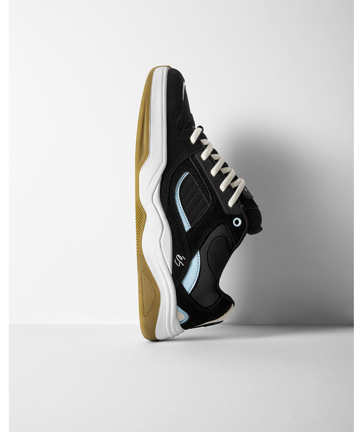 éS Shoes Tj Rogers - Black/Blue/White - Bow Shock Marketplace