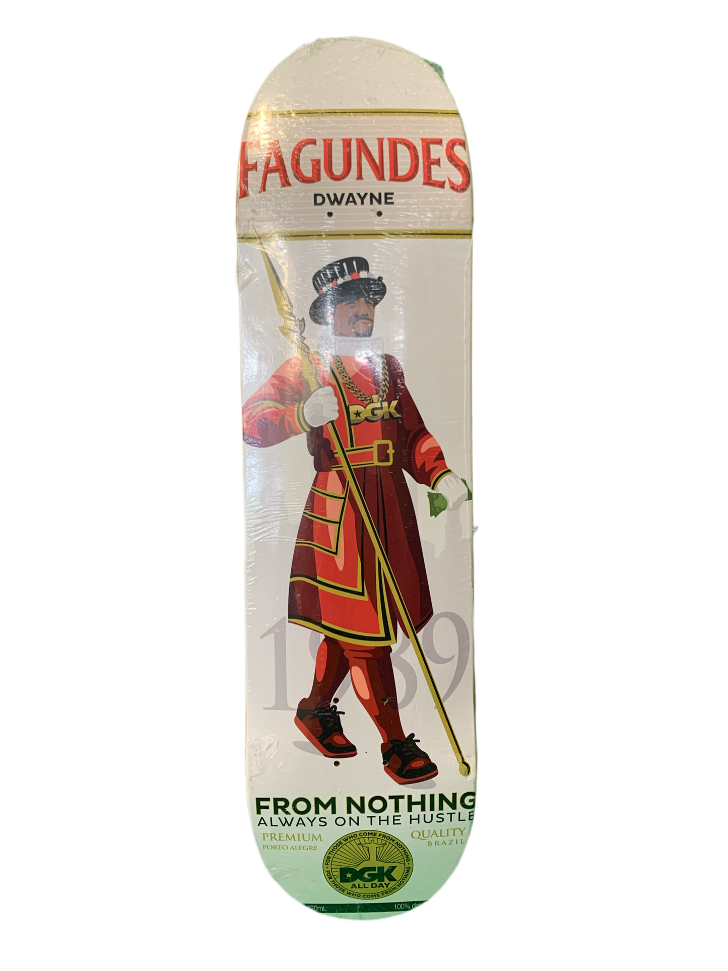 DGK Dwayne Fagundes Distilled 7.9" Classic Skateboard Deck