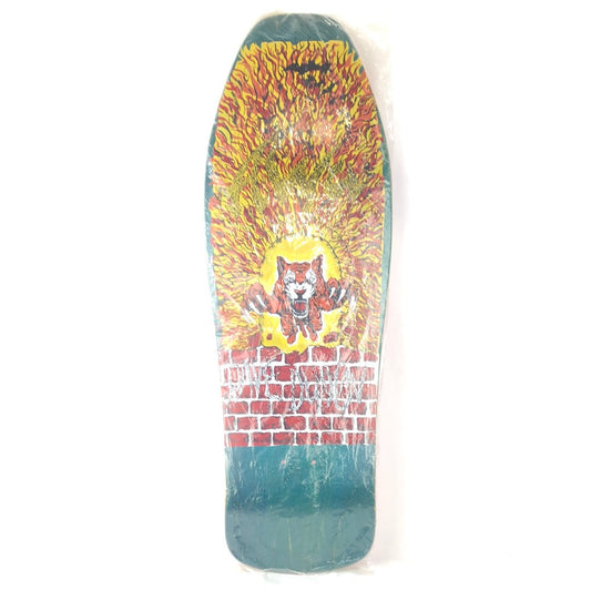 Alva Dave Duncan Kick Nose Tiger Blue/Red/Orange Size 10.25" Original Vintage NOS Deck