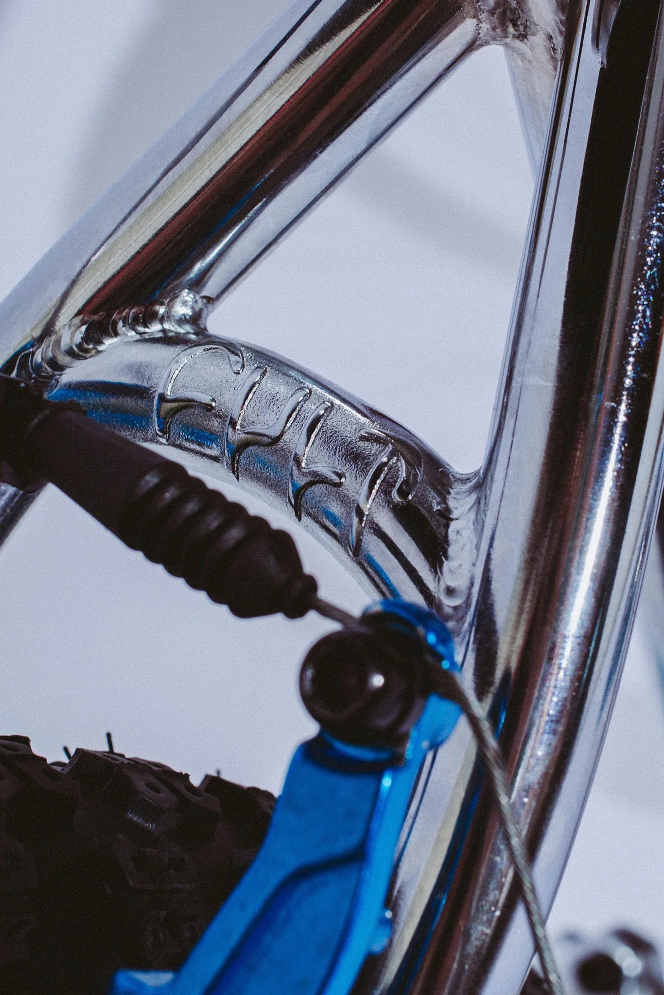 Cult x Fucking Awesome 26″ Cruiser Complete Bike - Chrome/Blue