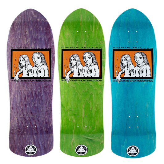 Welcome Chris Miller Couple on Crossbone Deck  - 10″ Various Stains - Bow Shock Marketplace