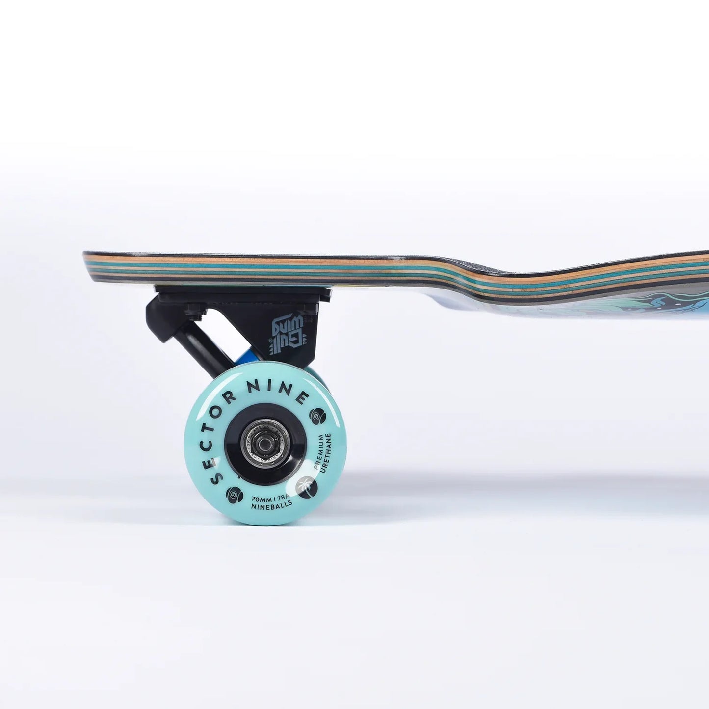 Sector Nine Fault Line Feast 39.5" x 9.75" Longboard Complete Skateboard